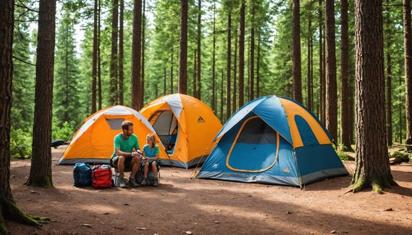 Les meilleures destinations de camping pour les familles en vacances