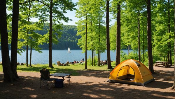 Escapade nature : découvrez le camping au lac de sainte croix